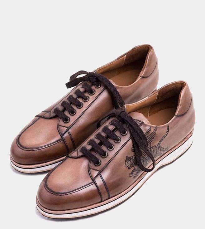 toramally tiger brown sneakers