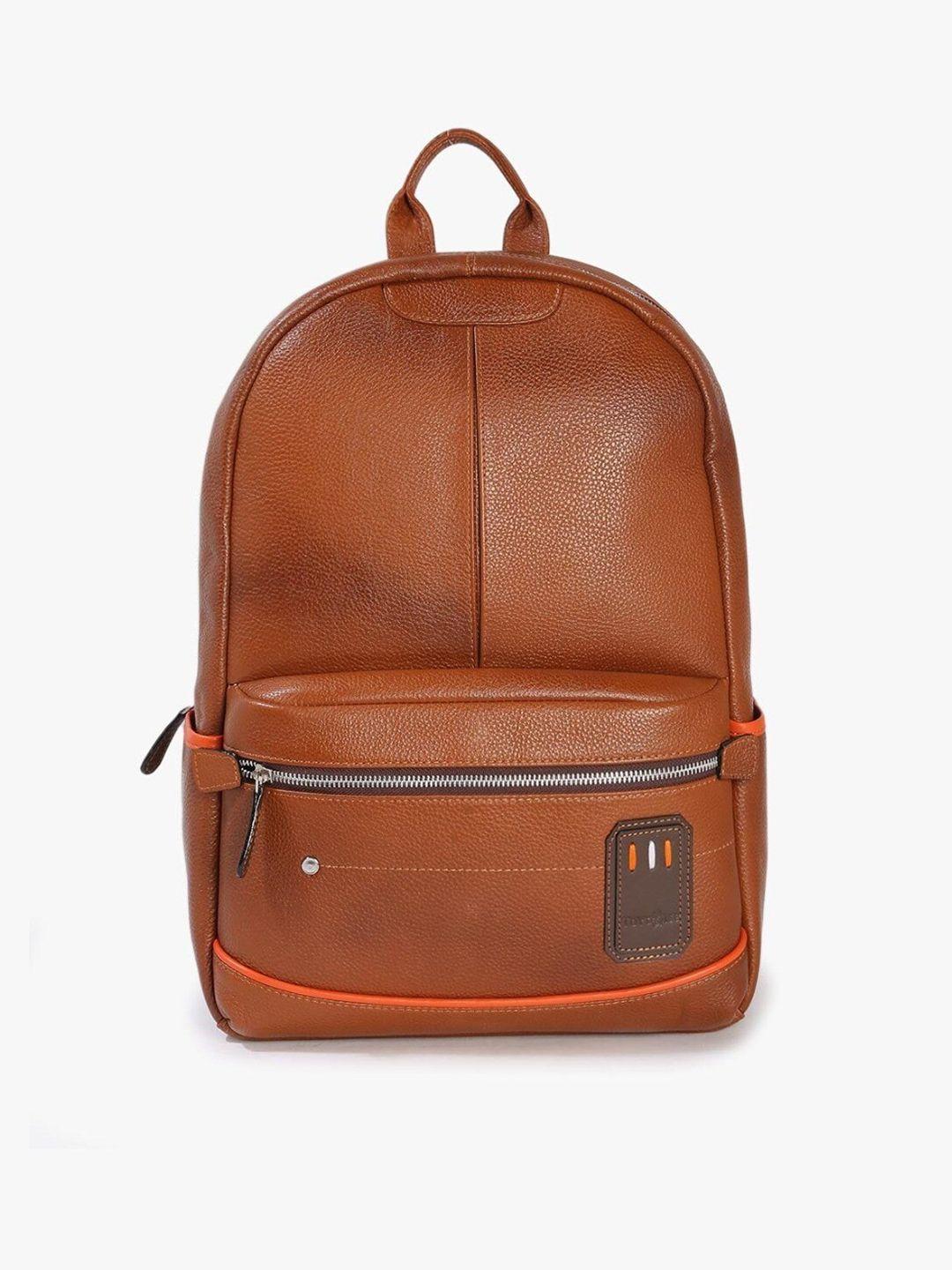 tortoise men embellished leather backpack