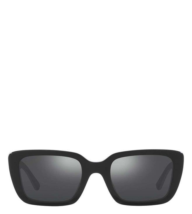tory burch 0ty7190u19466g51 silver classic uv protection rectangular sunglasses for women