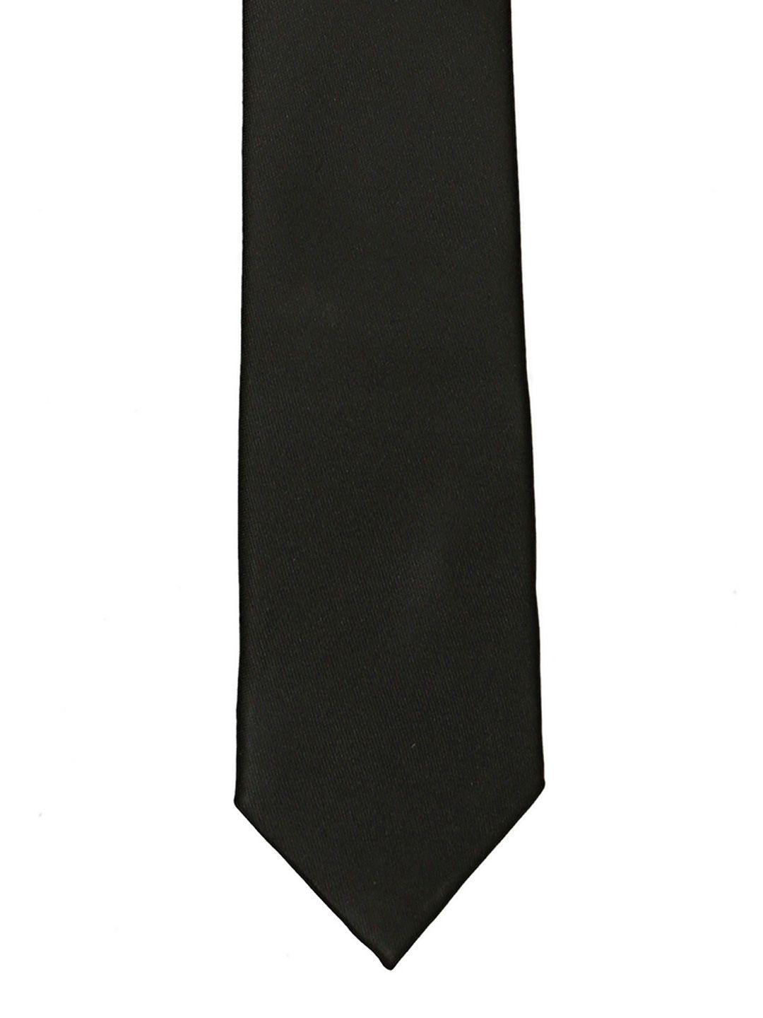 tossido black slim tie