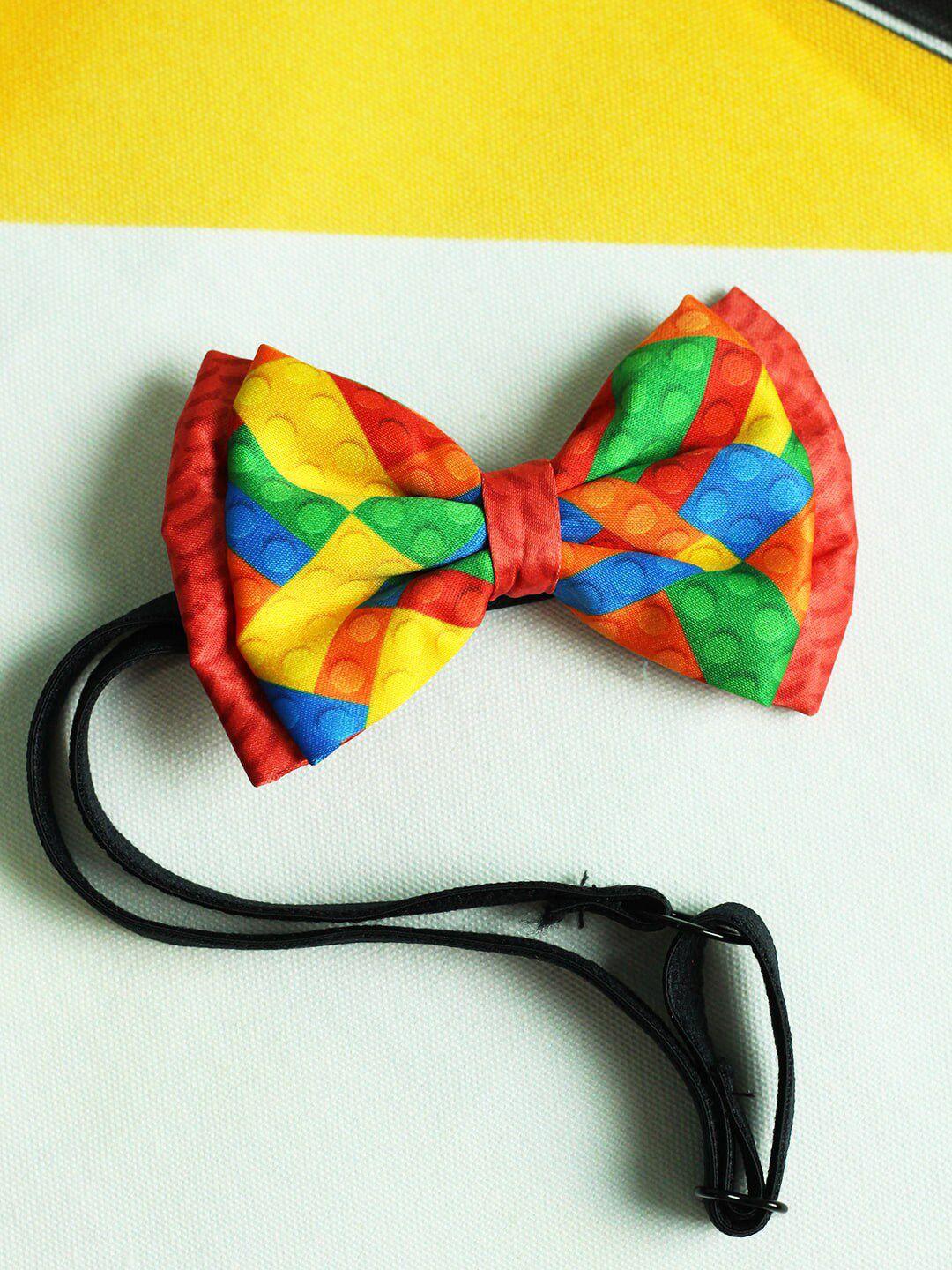 tossido girls multicoloured lego layered bow with adjustable elastic hairband