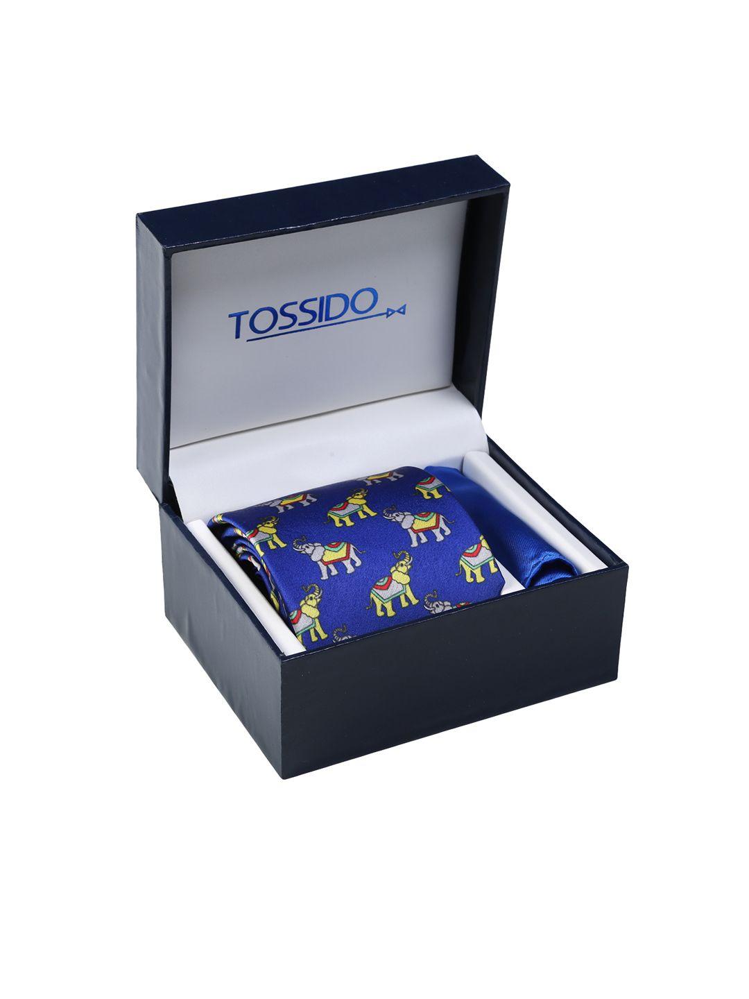 tossido men blue accessory gift set