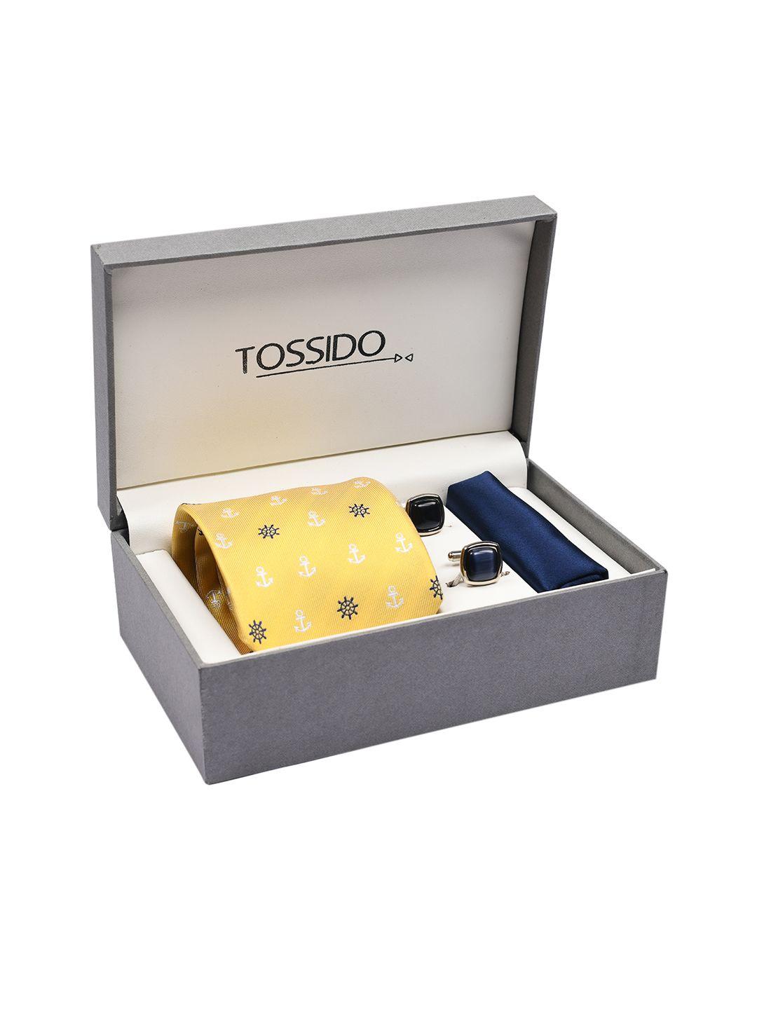 tossido men multicoloured accessory gift set
