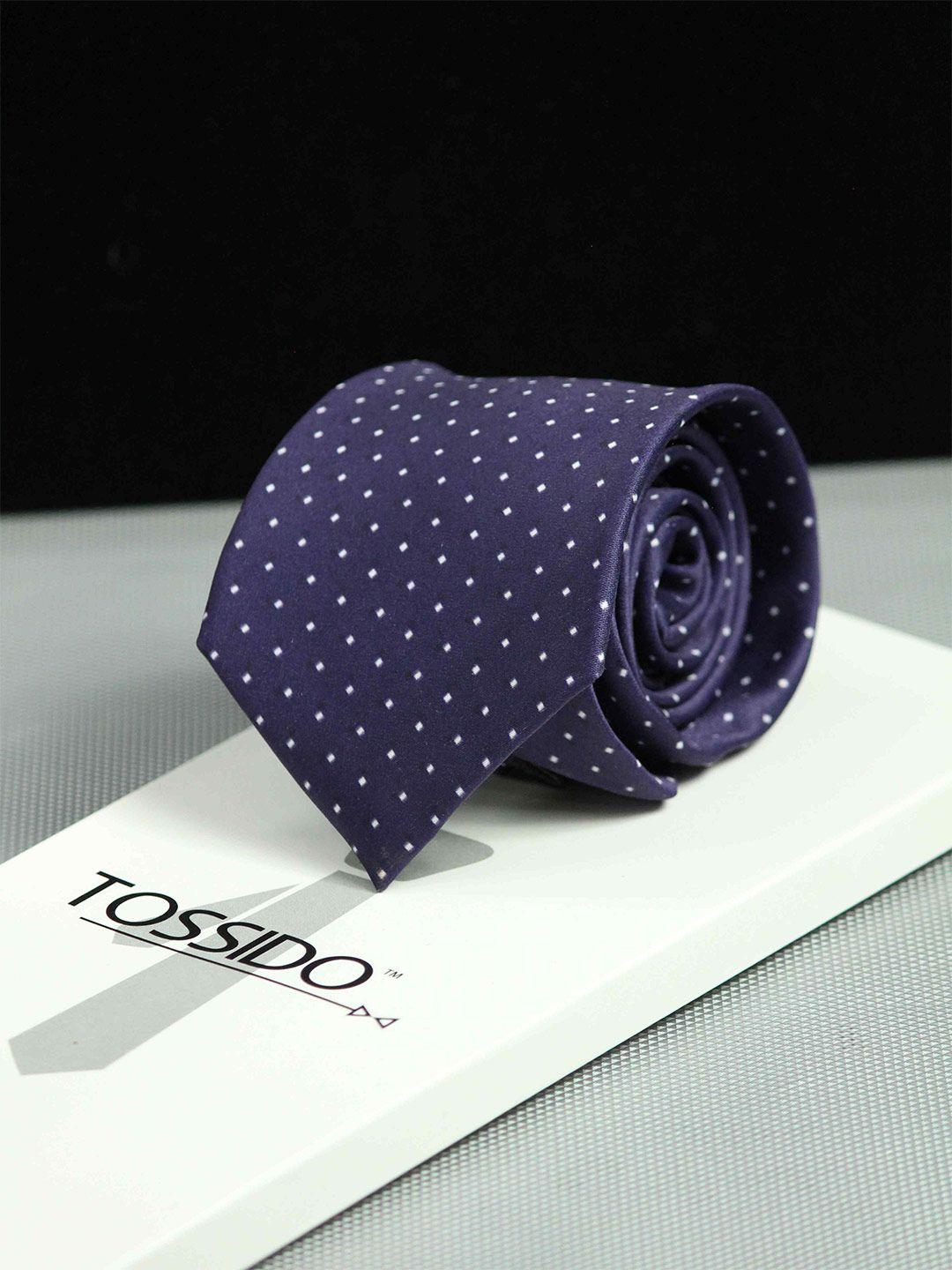 tossido men printed broad tie