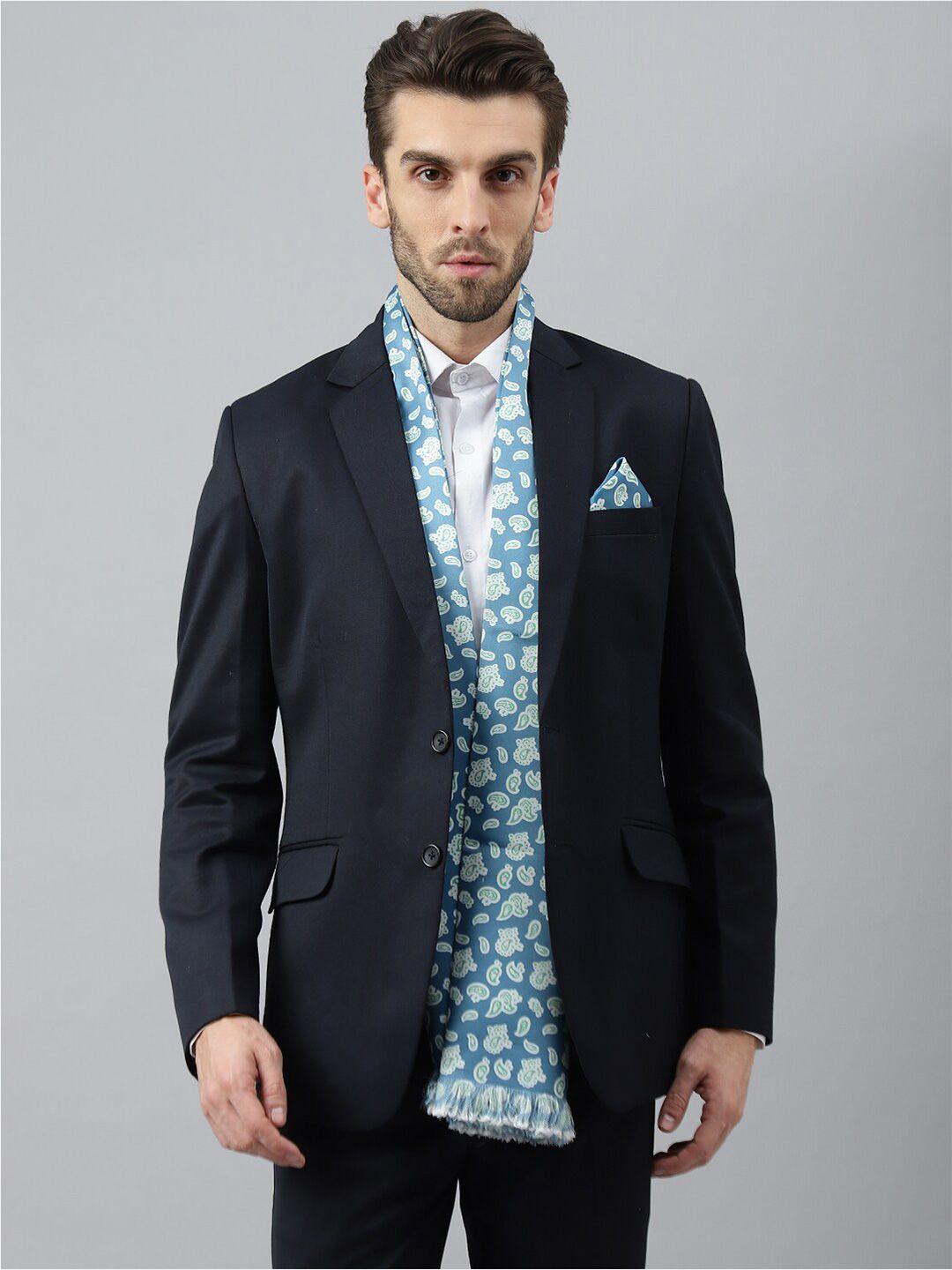 tossido men printed stole & pocket square