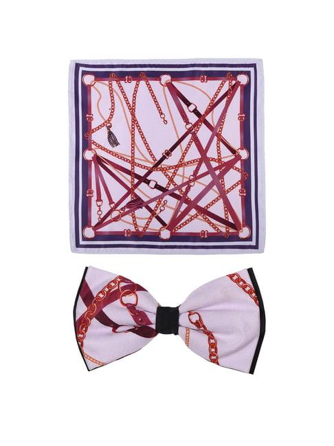 tossido multi printed bowtie and pocket square
