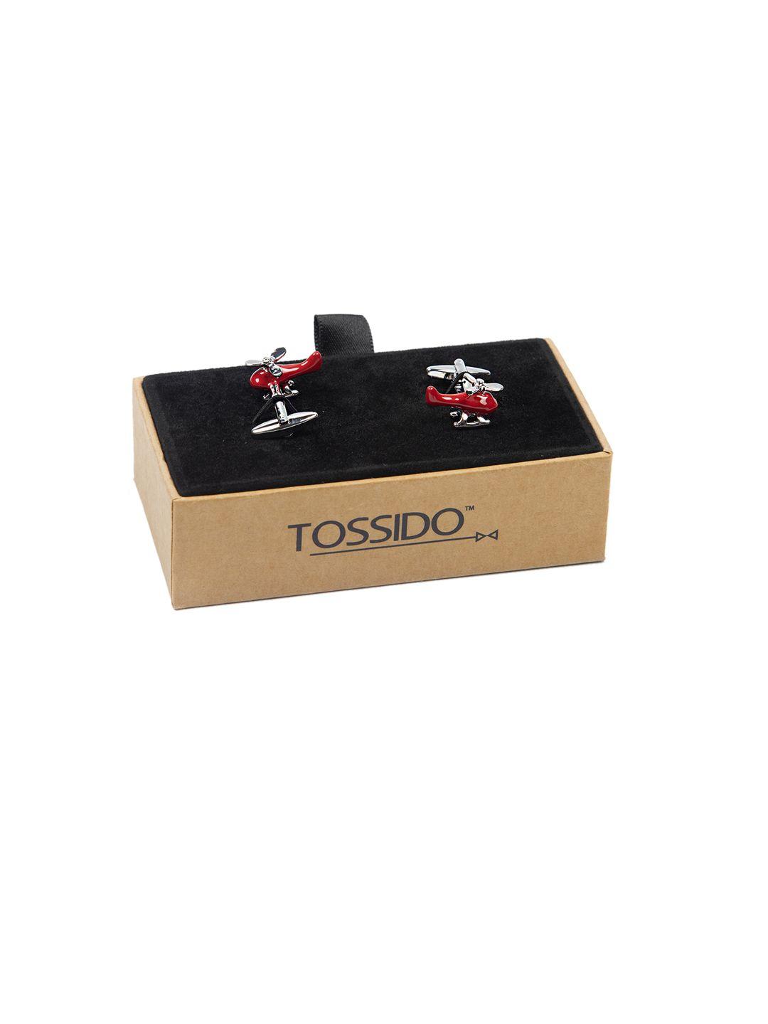 tossido red quirky cufflinks