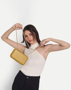 tote bag with chain strap