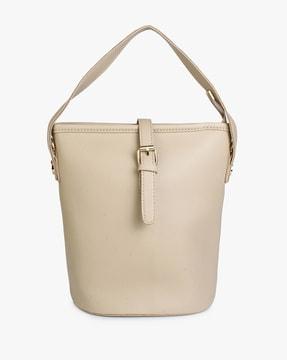 tote bag with snap-button closure