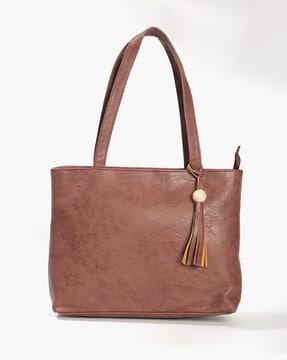 tote bag with tassel charm