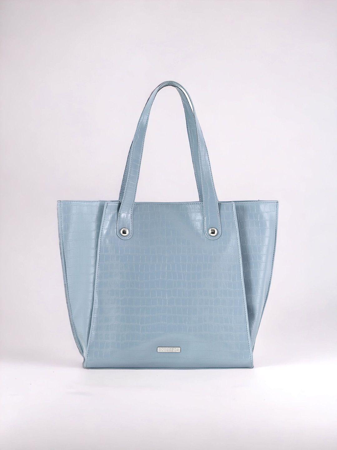 toteteca textured oversized shopper tote bag with tasselled