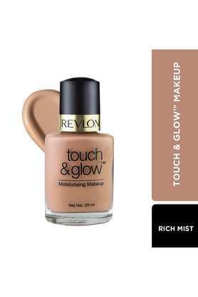 touch & glow moisturizing liquid make up foundation - rich mist