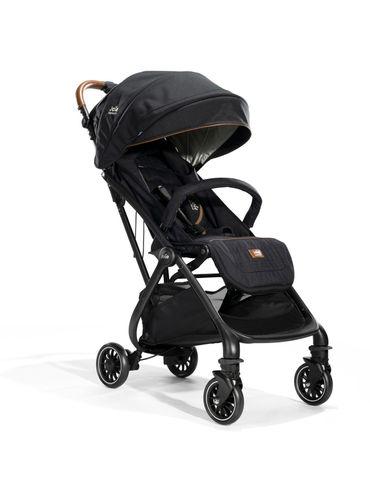 tourist lightweight baby stroller - pram with all wheel suspension, auto gravity fold with compact cabin size upf 50+ canopy (birth to 22kg)