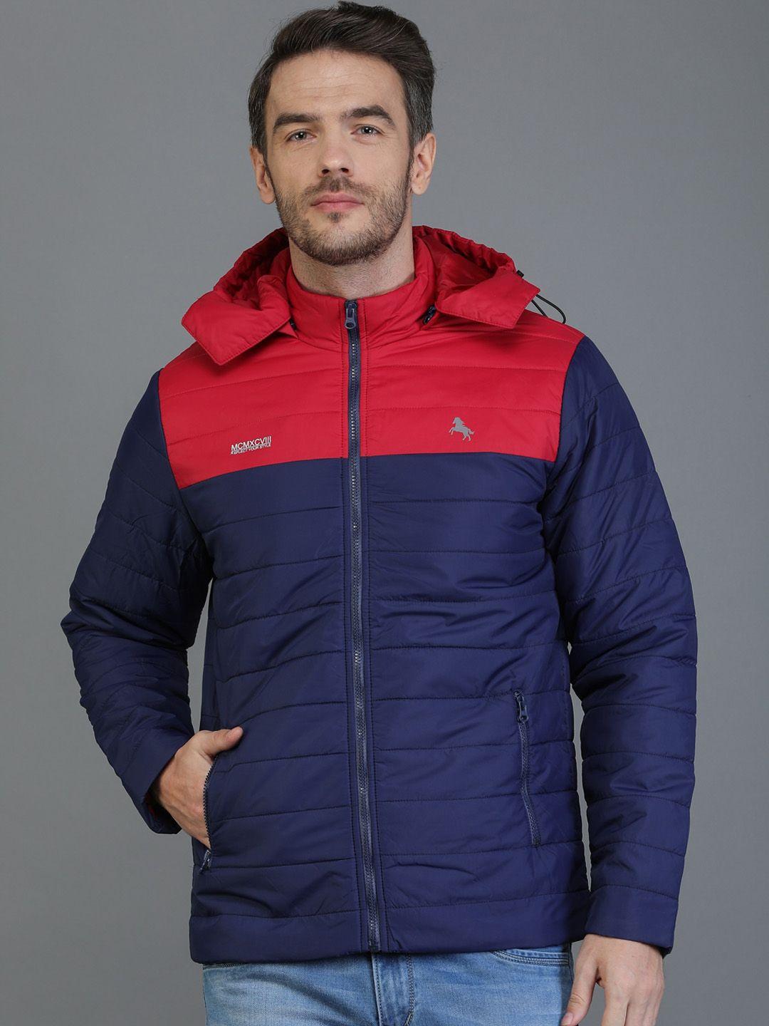 tqs colourblocked windcheater and water resistant puffer jacket