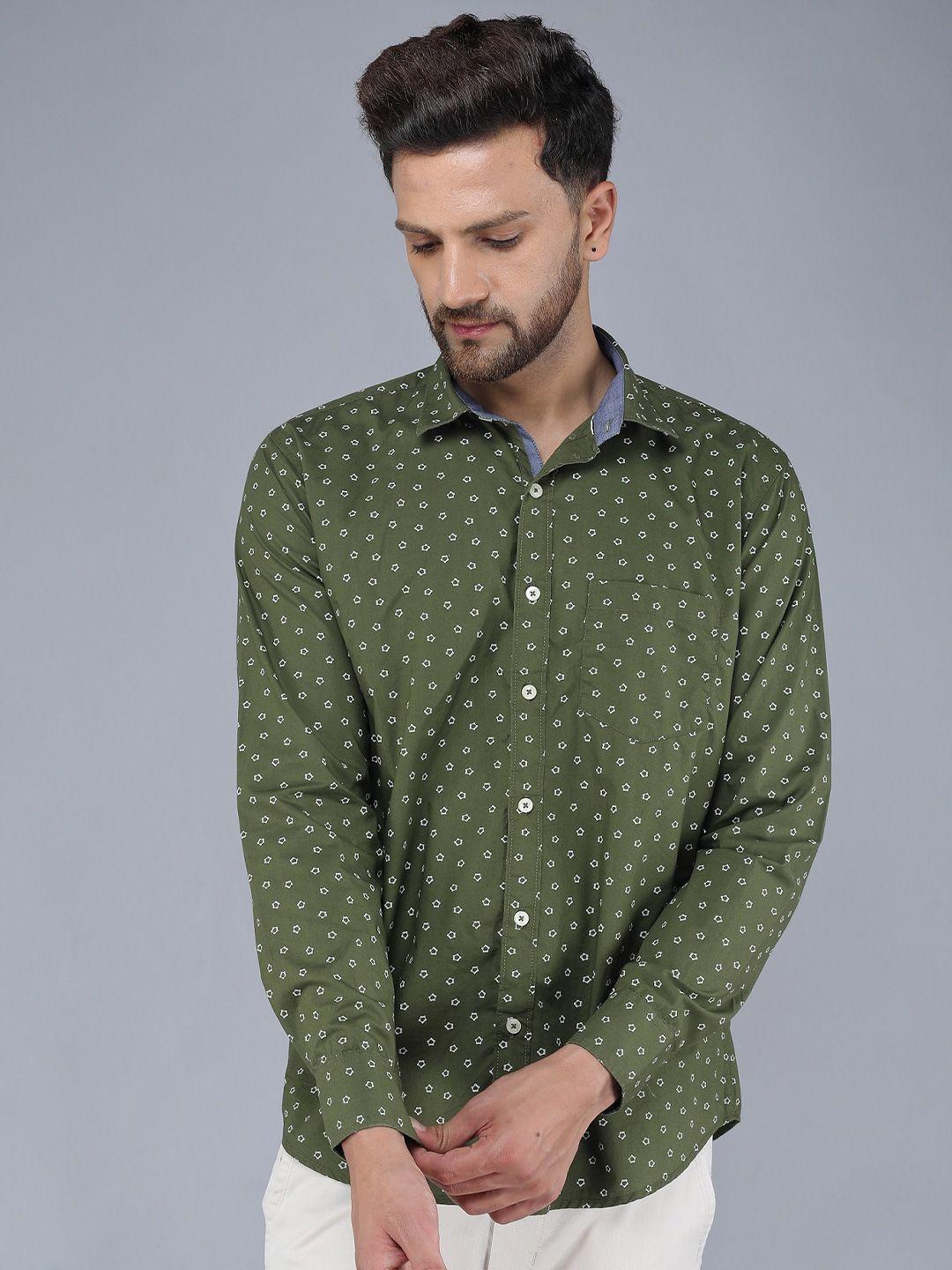 tqs floral printed cotton casual shirt