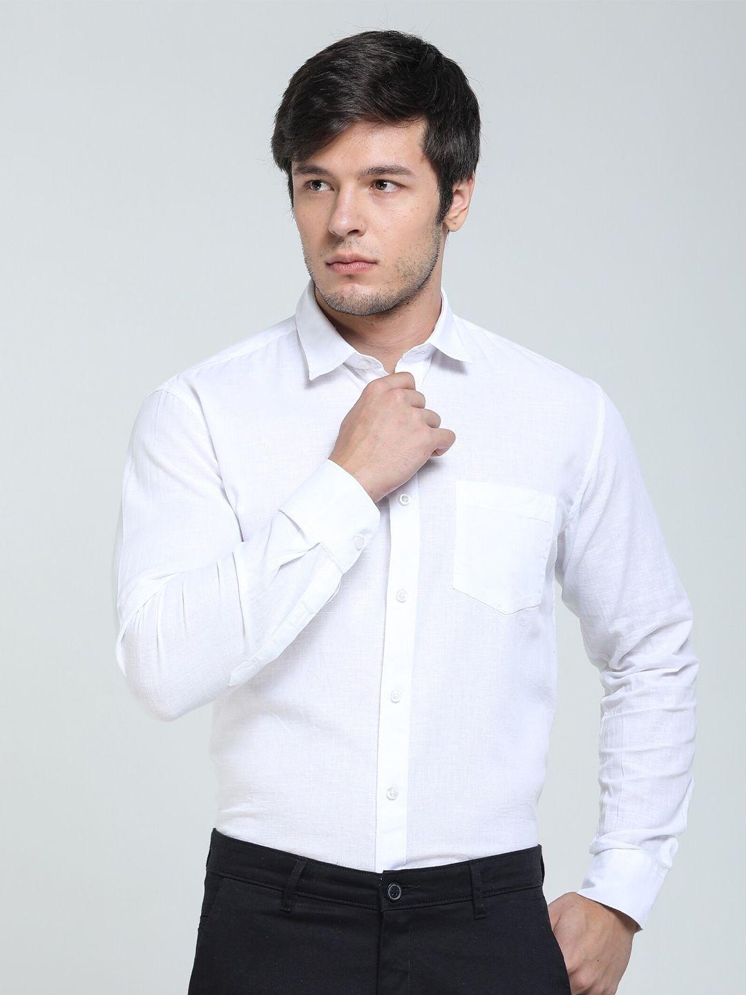 tqs spread collar cotton formal shirt