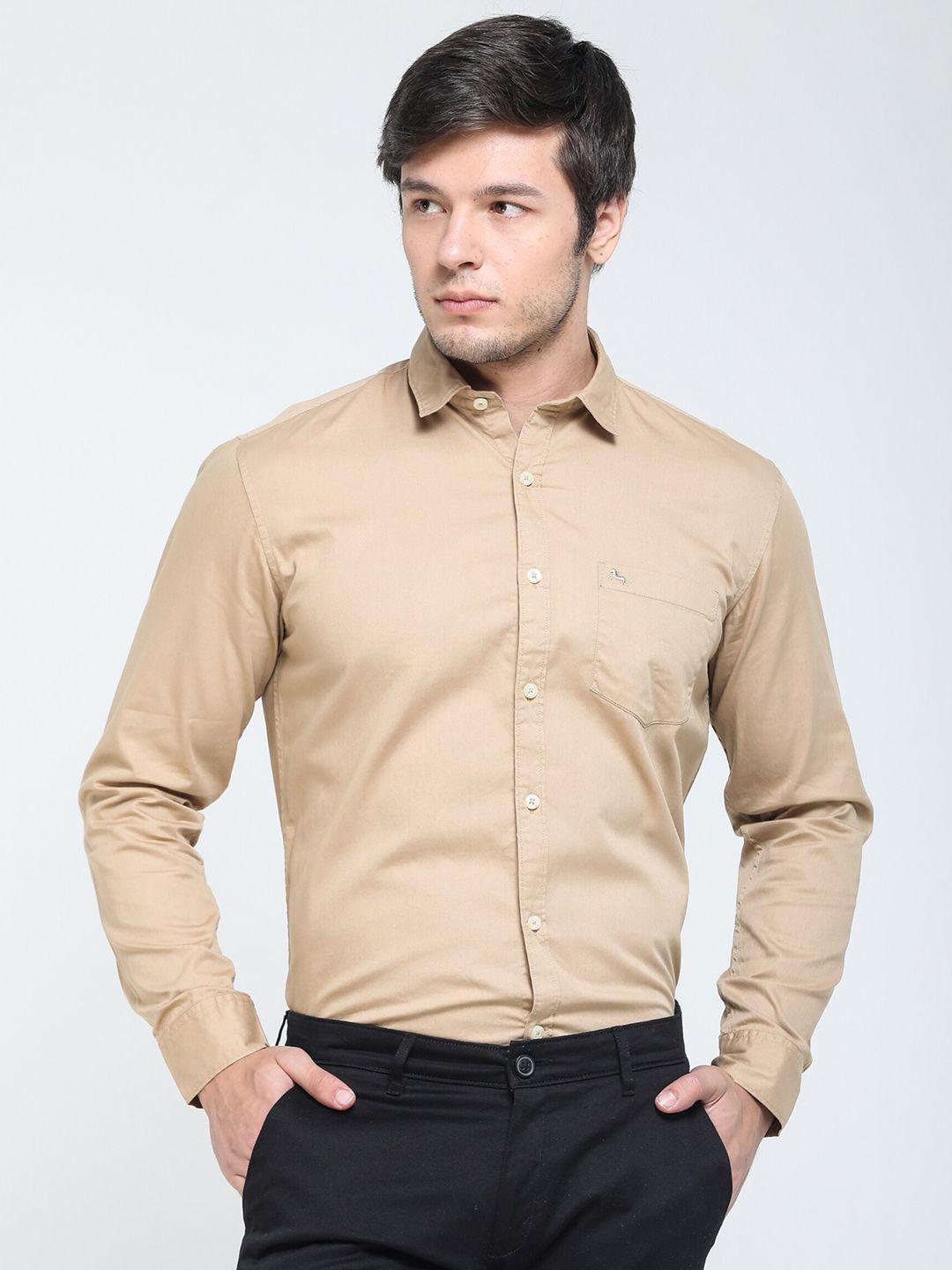 tqs spread collar cotton shirt