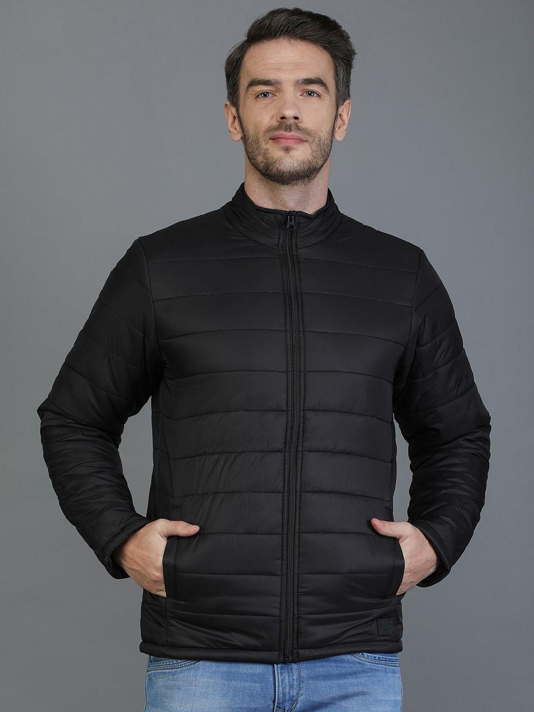 tqs striped windcheater and water resistant puffer jacket