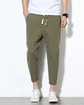 track pants with drawstring waist