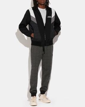 track polyamide relaxed fit jacket
