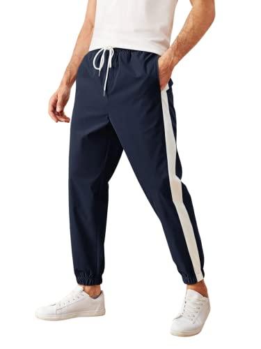 track pant for men || track pants || lycra full elastic jogger track pant (tp-01-04) (m, blue)