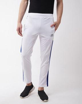 track pant with contrast taping