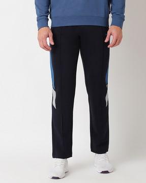 track pants with contrast panels