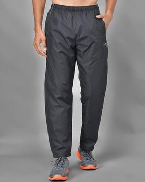 track pants with contrast piping