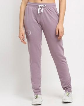 track pants with drawstring waist