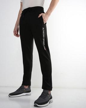 track pants with drawstring waistline