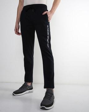 track pants with drawstring waistline