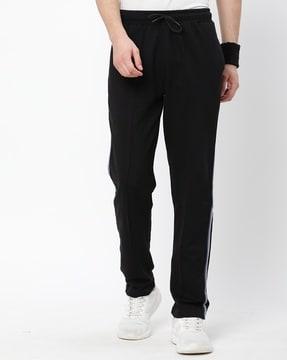 track pants with drawstring waistline