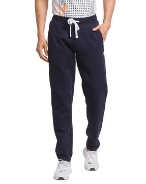 track pants with elasticated drawstring waist