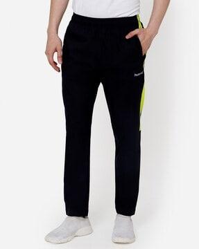 track pants with elasticated waistband