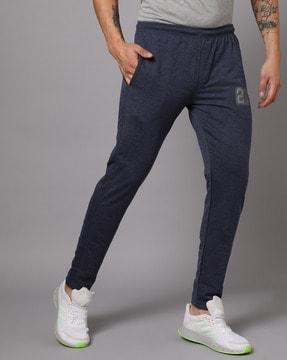 track pants with placement print