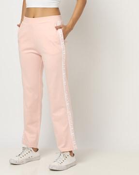 track pants with side taping