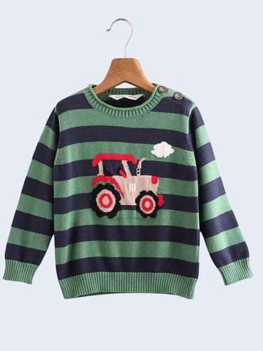 tractor jumper - green