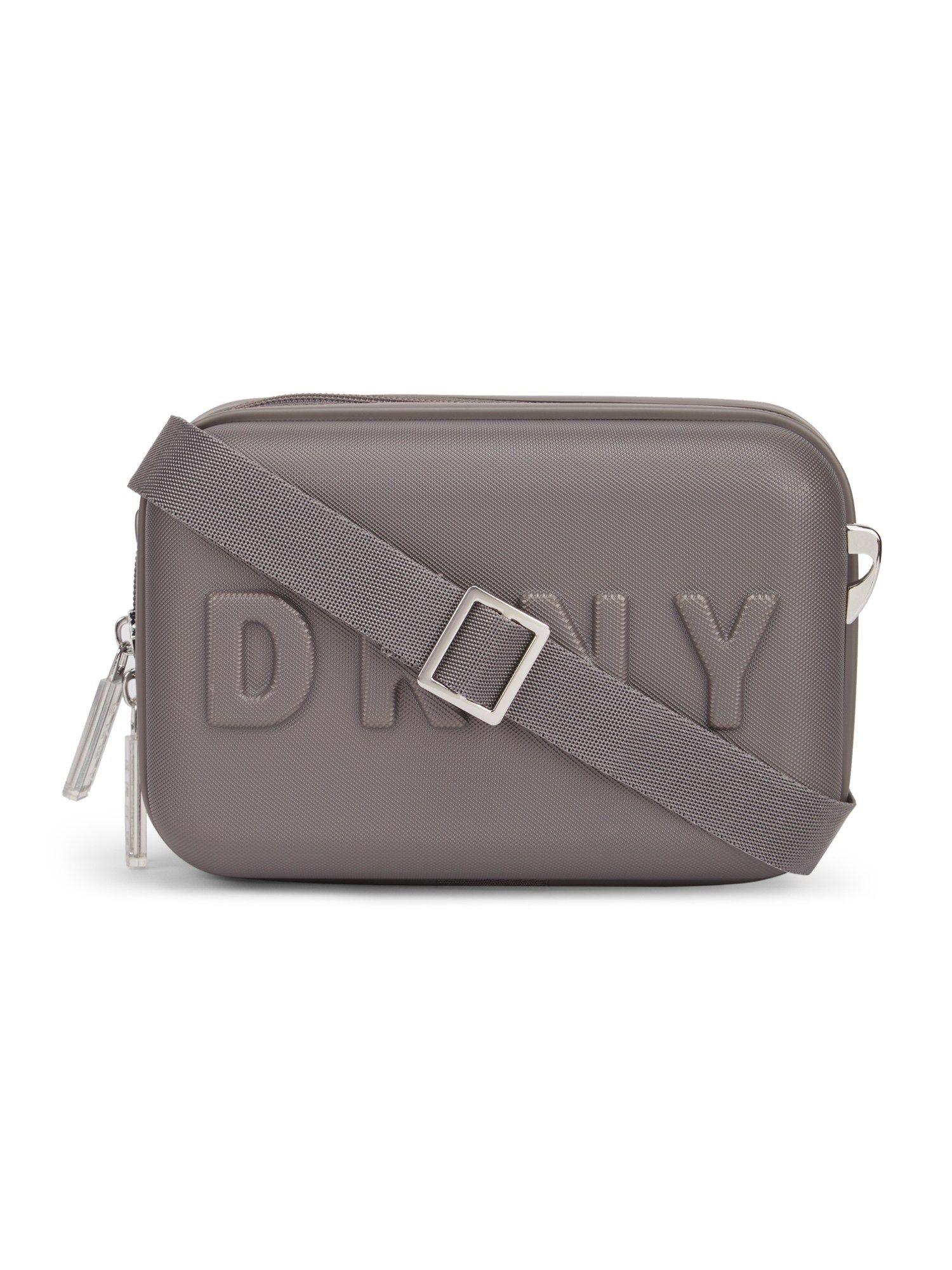 trademark grey colour abs hard one size sling bag