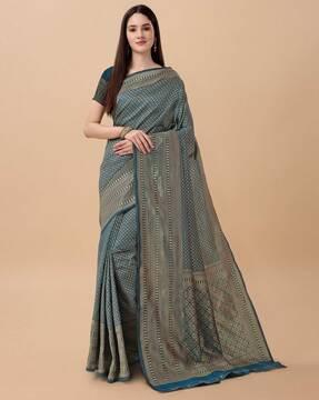 traditional banarasi woven silk saree traditional saree