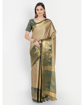 traditional cotton self jaccaurd saree