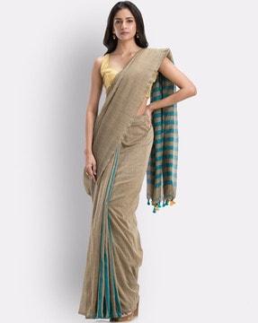 traditional saree with blouse piece