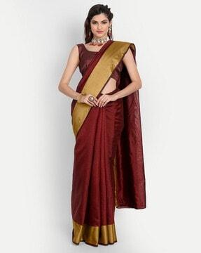 traditional saree with blouse piece