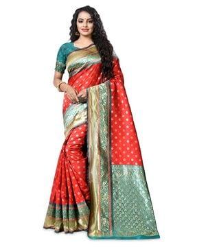 traditional saree with rich pallu