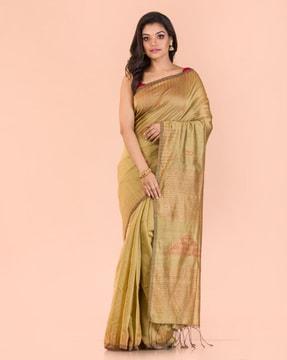 traditional saree with sequins