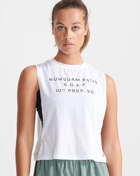 training bootcamp cropped tank top