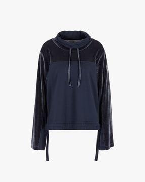 training colourblock high-neck sweatshirt