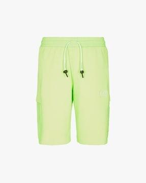 training cotton patch logo bermudas