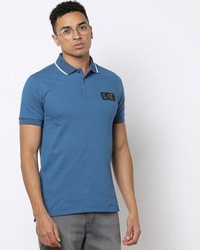 training cotton regular fit polo t-shirt