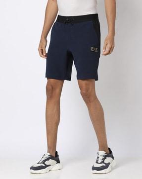 training logo shorts with insert pockets