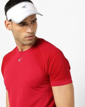 training visor cap with back elasticated band